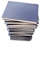 Pile of Dark Blue Books Royalty Free Stock Photo