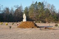 Pile of dirt. Royalty Free Stock Photo