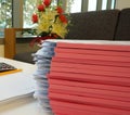 Pile of document and report