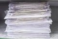 Pile of documents papers Royalty Free Stock Photo