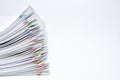 A pile of documents. Royalty Free Stock Photo