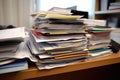 pile of documents, ready to be organized and sorted