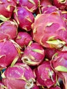 Pile of dragonfruits