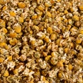 Pile of dried chamomile flowers Royalty Free Stock Photo