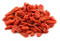A pile of dried goji berries Royalty Free Stock Photo