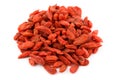 A pile of dried goji berries Royalty Free Stock Photo