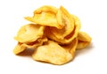 Pile of dried jackfruit chips Royalty Free Stock Photo