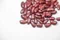 Pile of dried red kidney beans isolated on white background Royalty Free Stock Photo