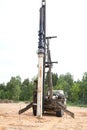 Pile driver work