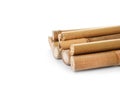 Pile of dry bamboo sticks Royalty Free Stock Photo