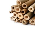 Pile of dry bamboo sticks Royalty Free Stock Photo