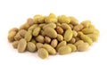 Pile of Dry Mayocoba Beans Isolated on a White Background Royalty Free Stock Photo