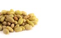 Pile of Dry Mayocoba Beans Isolated on a White Background Royalty Free Stock Photo