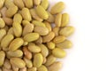 Pile of Dry Mayocoba Beans Isolated on a White Background Royalty Free Stock Photo