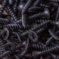 Pile of drywall screws Royalty Free Stock Photo