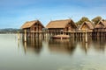 Pile dwellings at Lake Constance Royalty Free Stock Photo