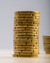 Pile of euro cents. Euro money. Royalty Free Stock Photo