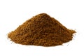 A pile of finely ground cinnamon.