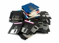 Pile of floppy discs