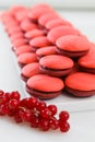 Pile of forest fruits marron cookies