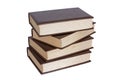 Pile of four old books Royalty Free Stock Photo