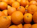 Pile of fresh  oranges for sale Royalty Free Stock Photo