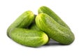 Pile of fresh gherkins Royalty Free Stock Photo