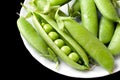 Pile of Fresh Pea Pods