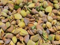 Pile of Fresh picked Almonds, Background image.