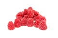 Pile of fresh raspberries Royalty Free Stock Photo