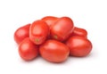 Pile of fresh ripe baby plum tomatoes Royalty Free Stock Photo