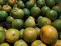Pile of fresh tangerine from Malang ÃÂ±n supermarket