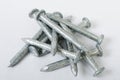 Pile of Galvanized Steel Nails