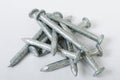 Pile of Galvanized Steel Nails Royalty Free Stock Photo