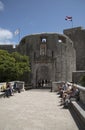 The Pile Gate entrance to the Old Town Dubrovnik Croatia Royalty Free Stock Photo