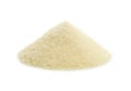 Pile of gelatin powder isolated on white Royalty Free Stock Photo