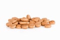 Pile of ginger nuts. Dutch candy for Sinterklaas event in december Royalty Free Stock Photo