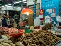 A pile of ginger sold at Asian market Royalty Free Stock Photo