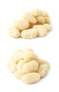Pile of gnocchi dough dumplings