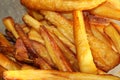 A pile of roasted parsnip