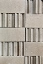 Pile of gray concrete bricks Royalty Free Stock Photo