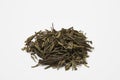 Pile of green tea leaves - China Qi Shan Mao Jin