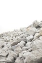 Pile of Grey Bolder Rocks