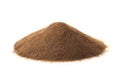 Pile of ground chicory powder