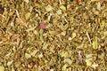 Pile of ground dried Basil ( Royalty Free Stock Photo