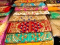 Colorful Hand Embroidery on Fabric By Indian Artists