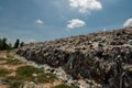 A pile of hard-to-decompose plastic waste. Environmental issues . Royalty Free Stock Photo