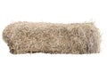 A pile of hay isolated on white background. Royalty Free Stock Photo