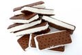 Pile of Icecream Sandwiches Royalty Free Stock Photo