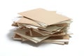 Pile of Index Cards Royalty Free Stock Photo